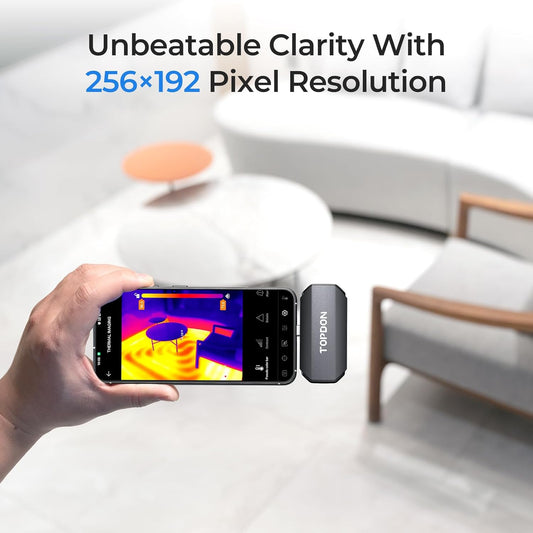 TOPDON TC001 Thermal Camera for Android, Super IR 512x384 High Resolution, Thermal Imaging Camera, Thermal Imager - Optimized Temperature Accuracy, Works for Smartphones and Tablets & PC(not for iOS)