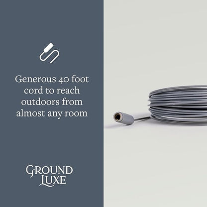GroundLuxe Grounding Rod w/ 40 Ft Cord