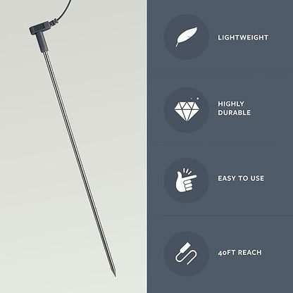 GroundLuxe Grounding Rod w/ 40 Ft Cord