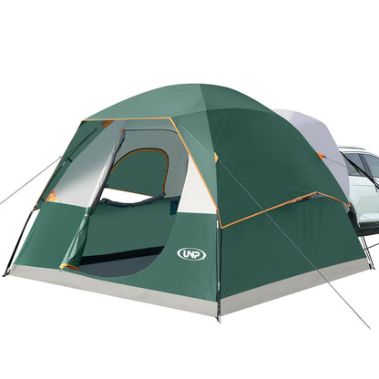 UNP SUV Dome Tent for Camping, Outdoor 6 Person Car Camping Tent, Easy Set Up SUV Tailgate Tent with Rainfly 10' x 10' Vehicle Camping Tent | for Camping, Outdoor, Car Camping Tent, Easy Set Up, SUV Tailgate Tent, with Rainfly