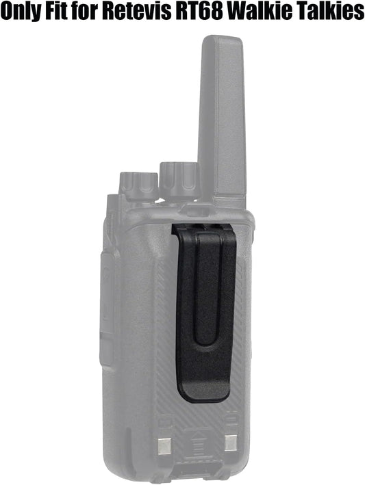 Retevis RT68 Walkie Talkie Belt Clips,Belt Clip Only Compatible with RT68 2 Way Radio(6 Pack)