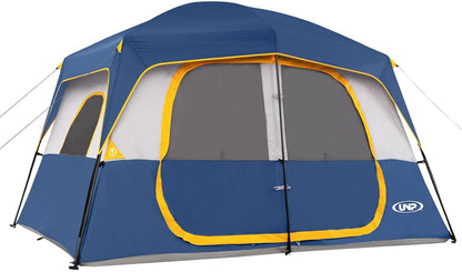 UNP Camping Shower Tent and 8 Person Camping Tent for Outdoor Hiking Fishing Portable