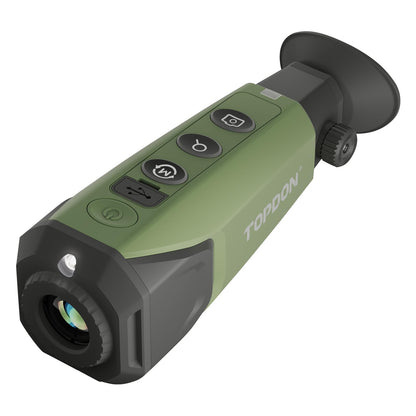 TOPDON TS004 Thermal Imaging Monocular, 320 x 240 TISR 256 x 192 IR Resolution, Supported Wireless Connection, 13mm 50Hz Thermal Night Vision with 11h Battery Life, IP67 Monocular for Hunting