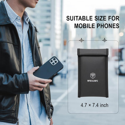 Faraday Bags for Phones and Accordion File Organizer