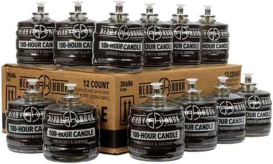 100-Hour Candle for Emergencies (12-Pack)