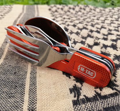 M-Tac Folding Two-Piece Cutlery Set