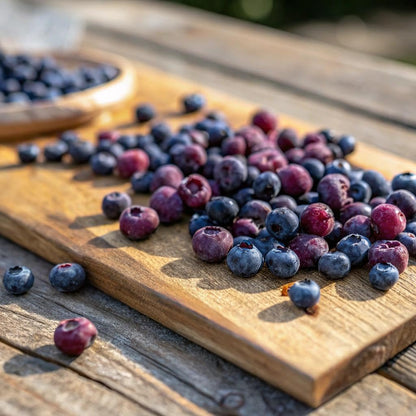 READYWISE - Simple Kitchen Freeze Dried Whole Blueberries, 28 Servings, Vegan, Gluten Free, Fruit Snacks, Emergency Supplies, Dehydrated Fruit, Blueberries