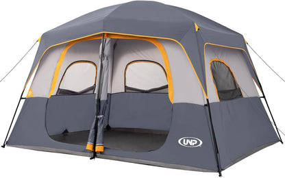 UNP Camping Shower Tent and 8 Person Camping Tent for Outdoor Hiking Fishing Portable