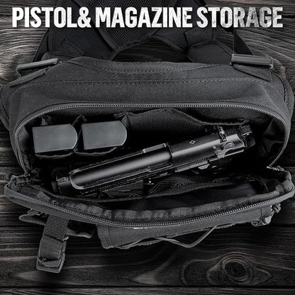 Jueachy Chest Bag For Men: Tactical Chest Vest Fits Most Pistols Chest Rig EDC Pouch Pack for Running,Hiking,Travel