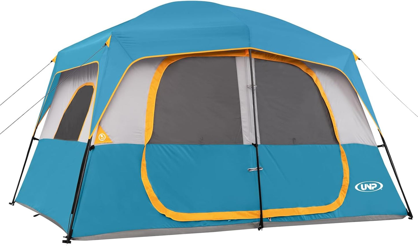 UNP Camping Shower Tent and 8 Person Camping Tent for Outdoor Hiking Fishing Portable