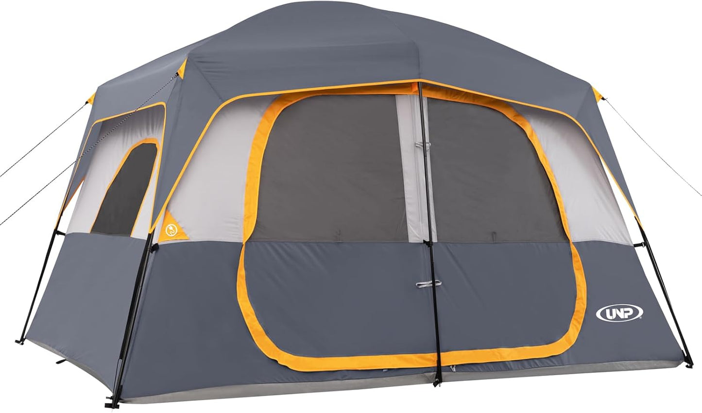 UNP Camping Shower Tent and 8 Person Camping Tent for Outdoor Hiking Fishing Portable
