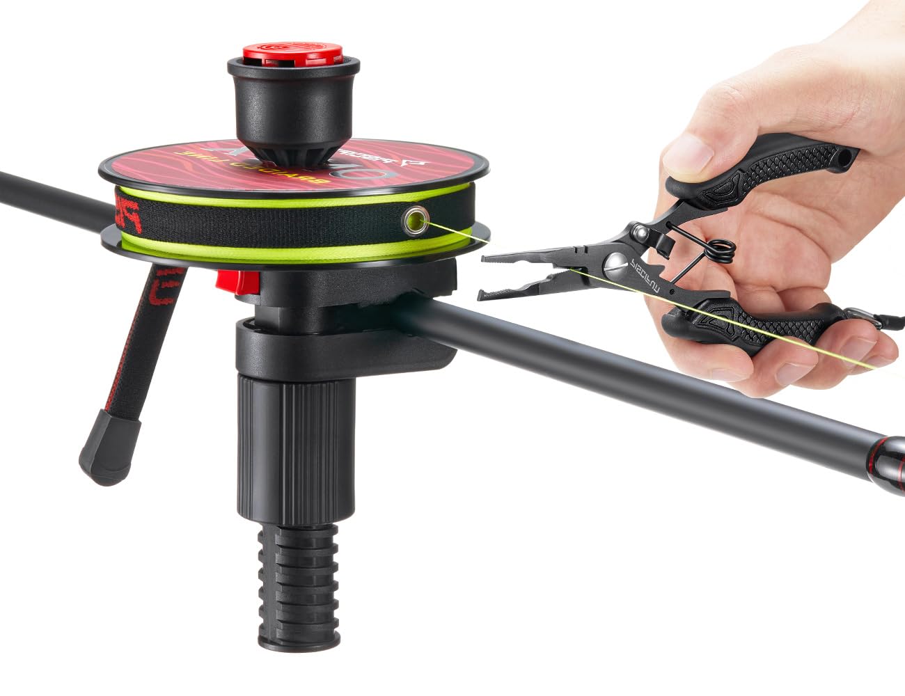 Piscifun Speed E Fishing Line Spooler, Fishing Reel Spooler Fits Rods, Line Winder for Spinning, Baitcaster and Spincast Reel