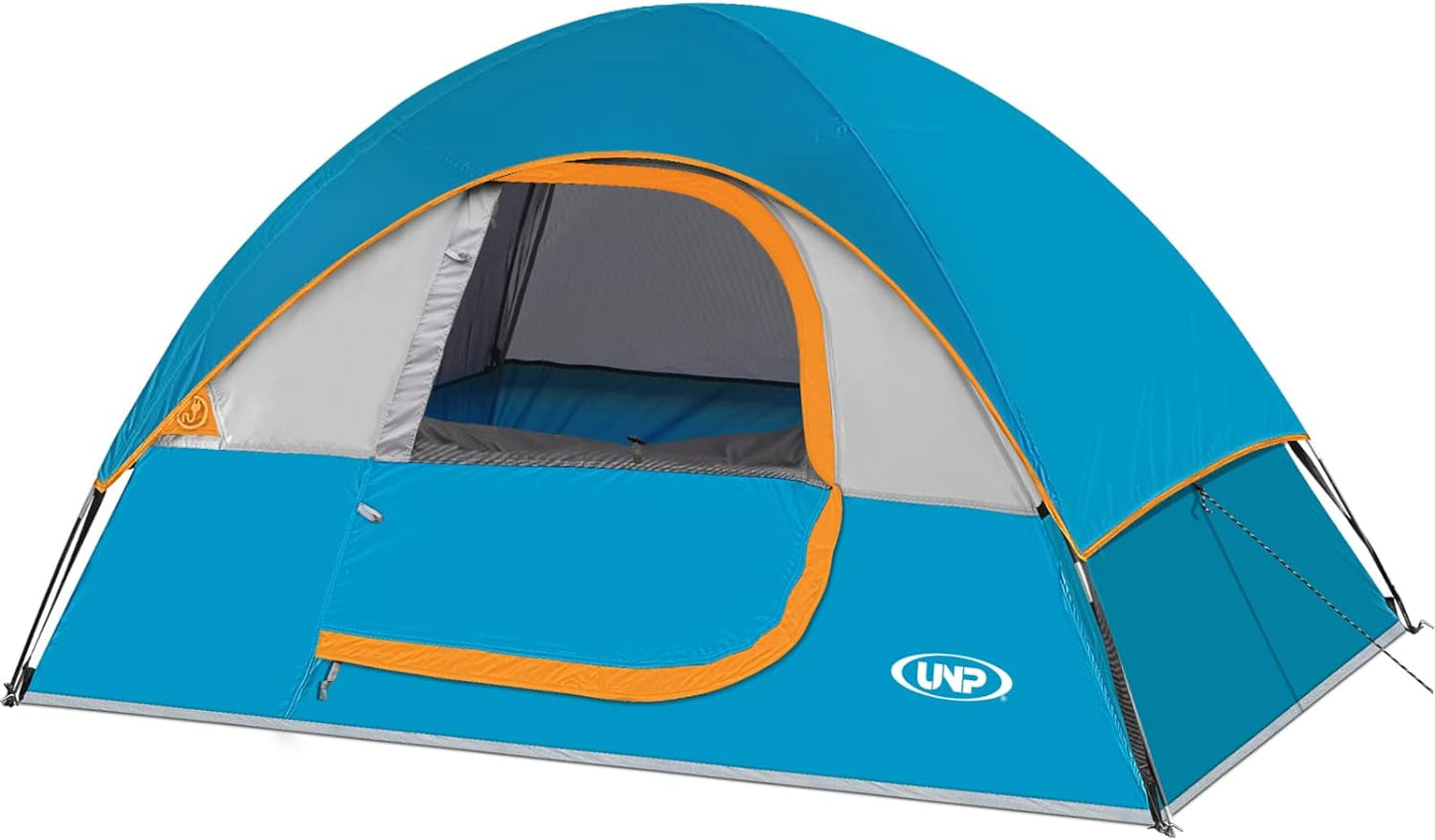 UNP Camping Shower Tent and 2 Person Camping Tent for Hiking Outdoor Fishing Portable
