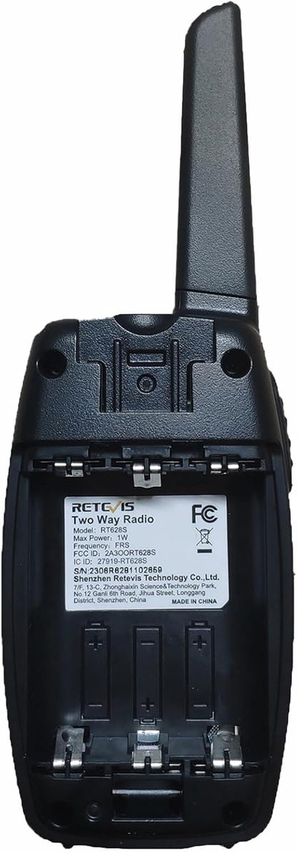 Retevis RT628S Walkie Talkies, RT628 2.0 Newer Version Portable FRS Two-Way Radios, Safe Mode, VOX Hands Free, Walkie Talkies for Adults Kids Camping Hiking Adventure (3 PCS)