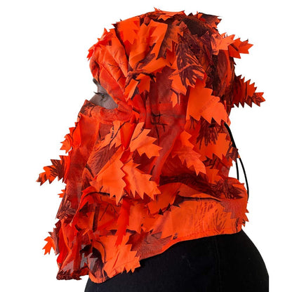 Arcturus Camo 3D Leaf Ghillie Camouflage Face Mask. Leafy, Full Coverage, Breathable Hunting Mask with Customizable Fit