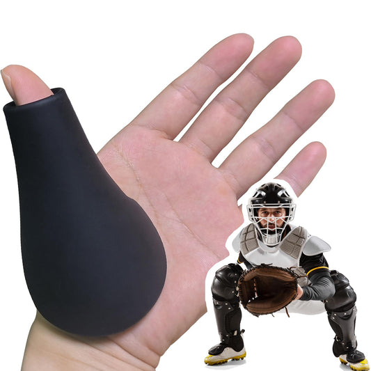MIPREZT Catcher's Thumb Shield Baseball Thumb Guard 2 Size (Adult & Youth) Baseball & Softball Catchers Thumb Protector for Baseball Catcher Gear Training Aid Catcher Accessories Reduce Sting