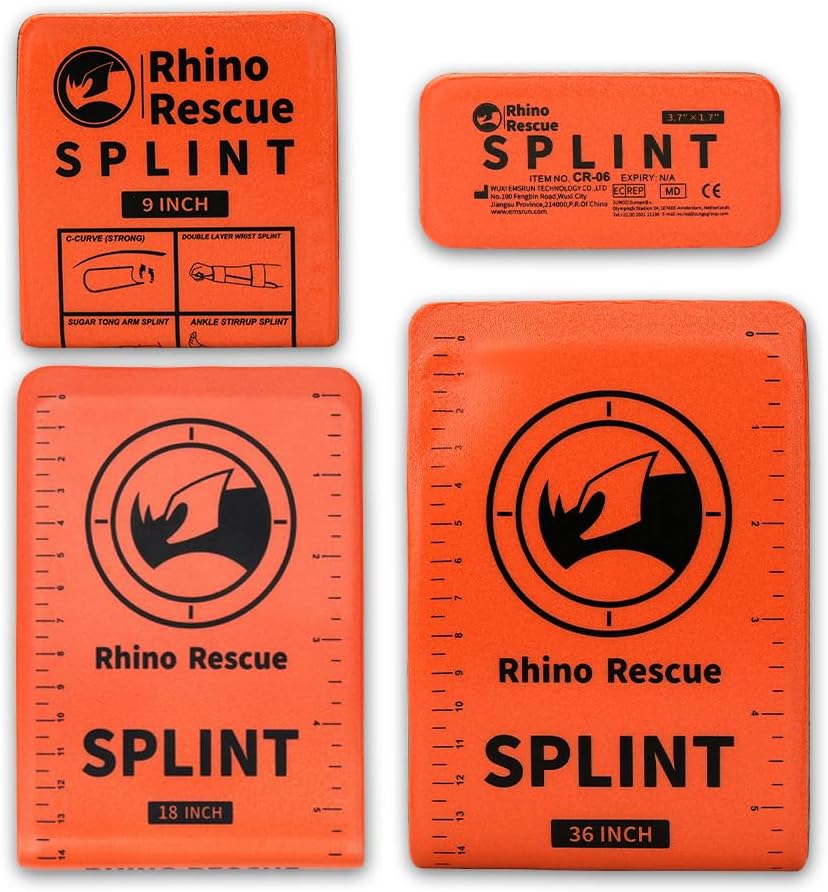 RHINO RESCUE bundle-Pet First Aid Kit, Emergency Medical Supplies for Dogs & Cats, Safety Essentials Pack with Thermometer+