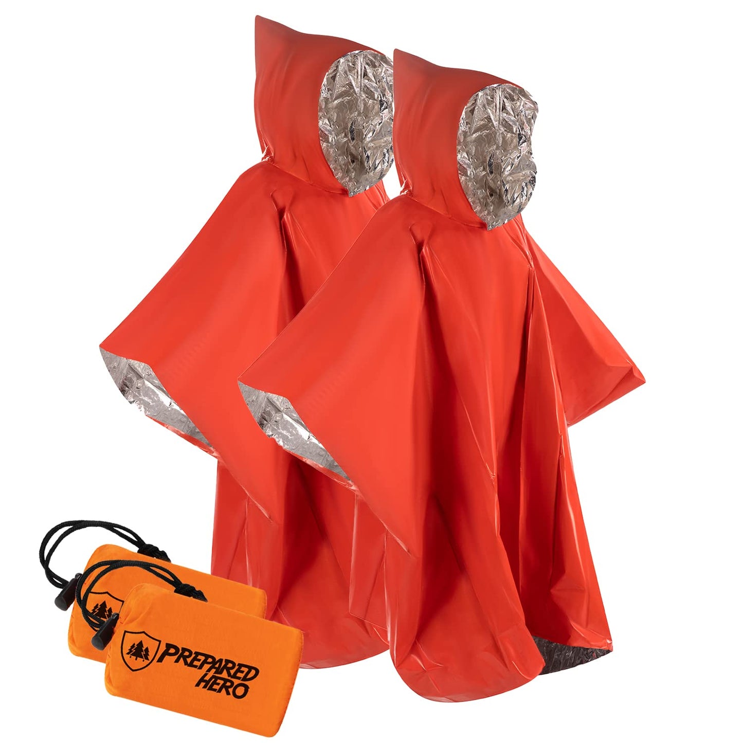 Hero Prepared Survival Tool Poncho for Camping, Heat Insulation