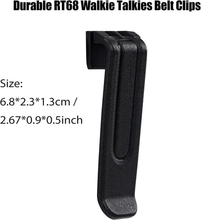 Retevis RT68 Walkie Talkie Belt Clips,Belt Clip Only Compatible with RT68 2 Way Radio(6 Pack)