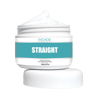 Collagen Hair Straightening Cream, Repair Damaged Hair To Smooth Frizz And Split Free Smoothing Cream