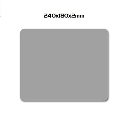 Aluminum Alloy Smooth Mouse Pad 240x180/300mm Hard Metal Slim Desk Mat Rubber Anti-slip Bottom Speed Control Mousepad For Gaming