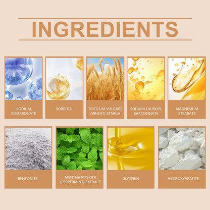 Volcanic Ash Dental Cleaning Powder Clean Bad Breath Confident Smile Teeth Cleaning Care Beauty Dental Powder