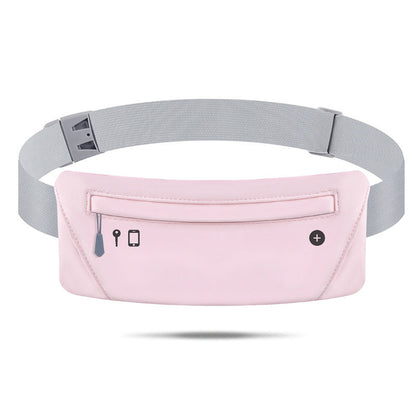 Sports chest waist bag dual-use men's and women's lightweight high-end super Pu crossbody bag outdoor internet famous running phone bag