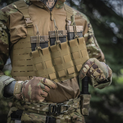 M-Tac Elastic Triple Mag Pouch Elite Laser Cut