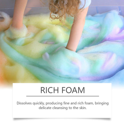 Christmas Colorful Bath Ball, Bubble Shower Fragrance Moisturizes Long-Lasting Plant Cleaning Bath Ball