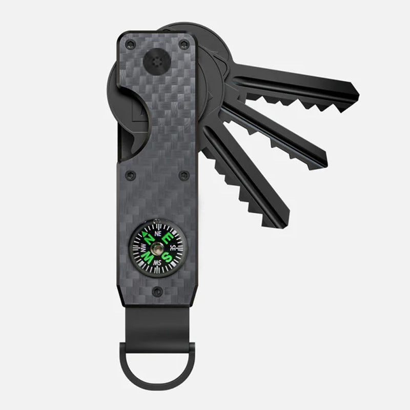Keychain metal keychain aluminum alloy key storage keyclip