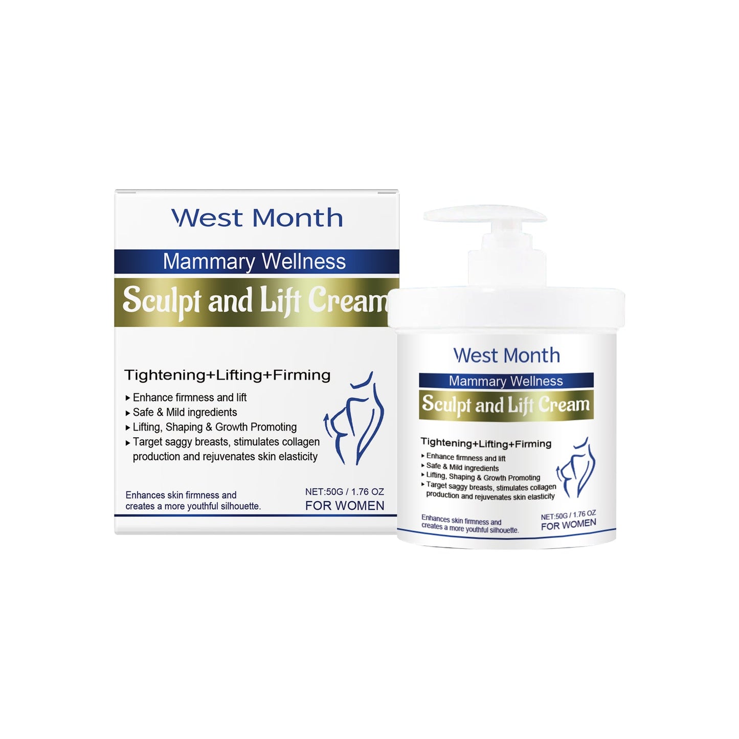 Breast Care Cream Breast Hydrating And Lifting Gentle Lifting Elastic Massage Cream