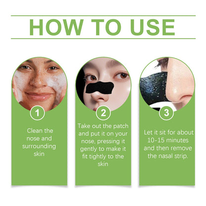 Charcoal Blackhead Pore Patch Gently Cleans Face From Blackheads And Improves Rough Pores