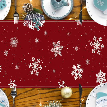 Owl Linen Table Flag Christmas Day Table Decoration Tablecloth Kitchen Restaurant Tablecloth Tea Table Cloth