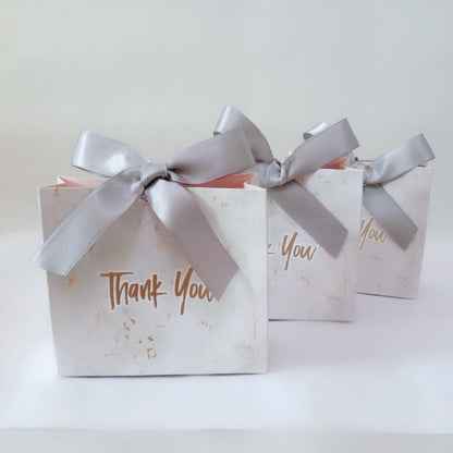 1PCS Marbled creative European style wedding sugar box wedding sugar bag wedding sugar box gift box bag paper bag