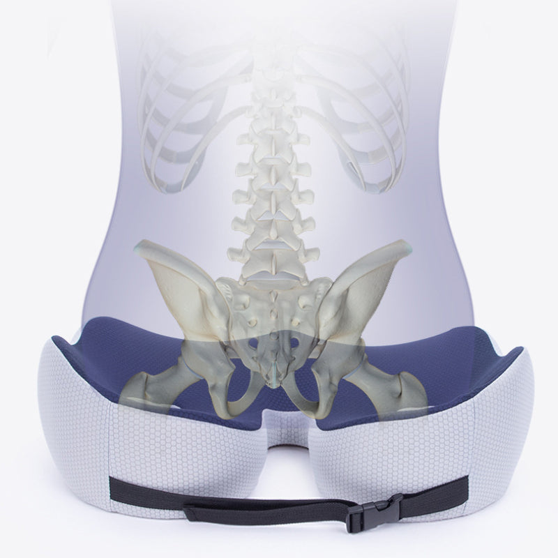 Chair Hip Cushion Hemorrhoids Cushion Fart Cushion Breathable Cushion Thick Office Long Sitting Memory Cotton Cushion