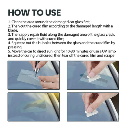 Auto Glass Nano Repair Fluid, Auto Windshield Cracks Quick Repair Adhesive Repair