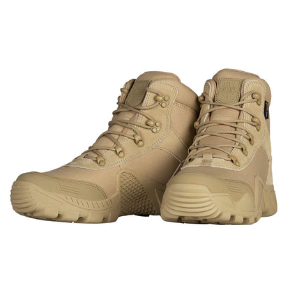 FREE SOLDIER Men's Waterproof Hiking Boots Tactical Work Boots Outdoor Lightweight Military Boots