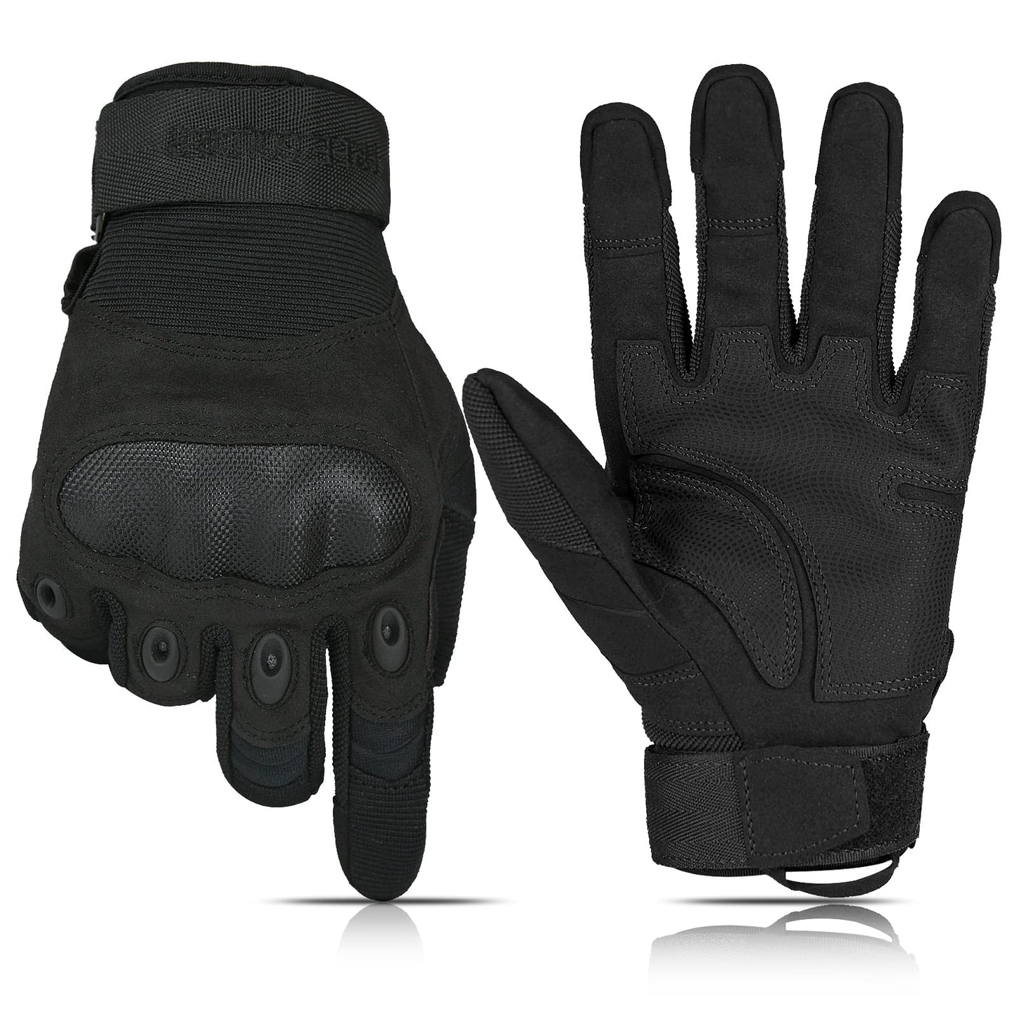 FREE SOLDIER Tactical Gloves for Men - Military Combat Gloves for Motorcycle Riding, Cycling, Hiking, Airsoft, Shooting | Reinforced Grip & Durable