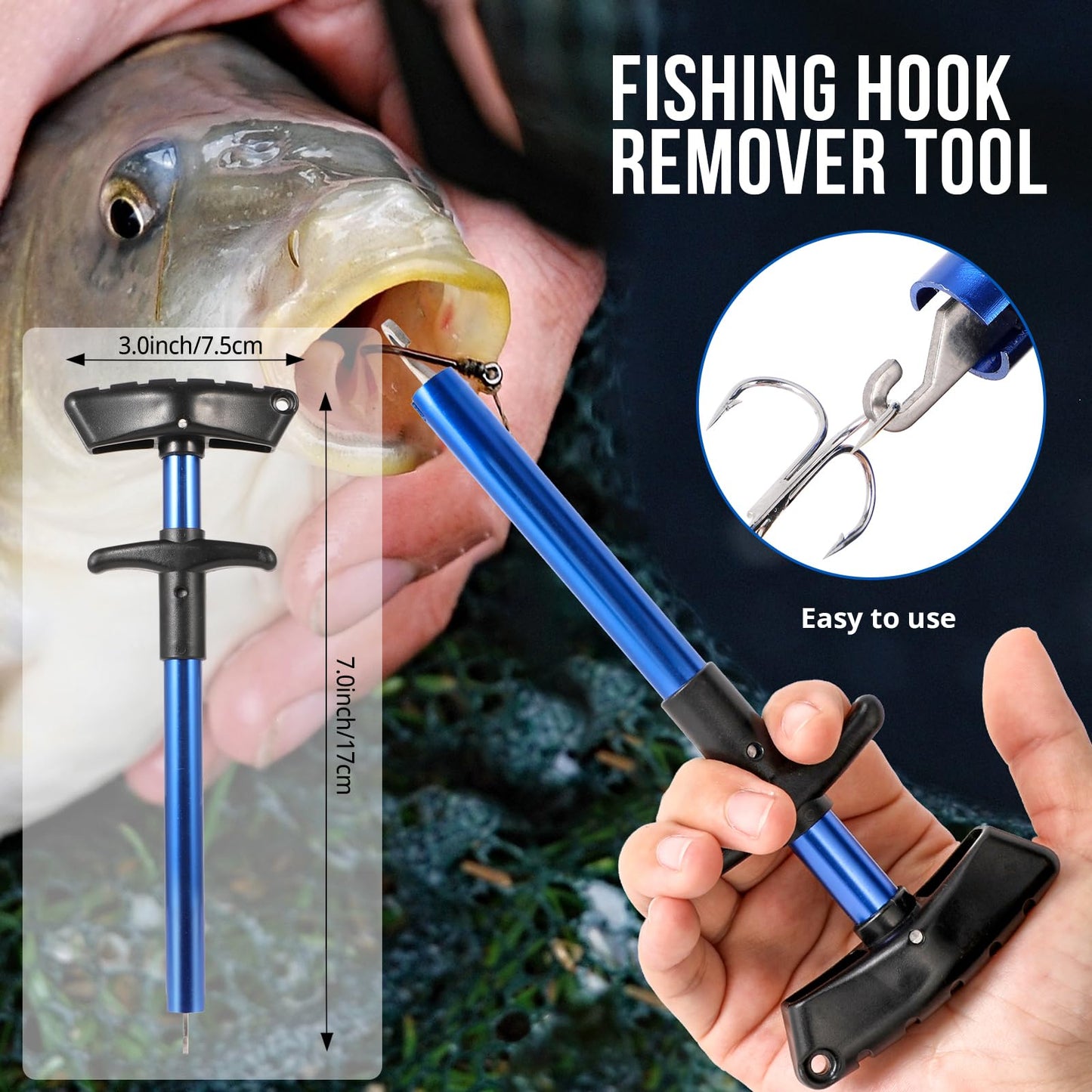 PLUSINNO Fishing Backpack with Tackle Boxes, Waterproof Fishing Sling Tackle Bag For Fishing Gear With Rod Holder, Fishing Gifts for Men With Fishing lures, Fishing pliers, Fish Lip Gripper.