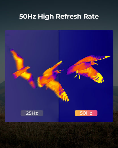 TOPDON TS004 Thermal Imaging Monocular, 320 x 240 TISR 256 x 192 IR Resolution, Supported Wireless Connection, 13mm 50Hz Thermal Night Vision with 11h Battery Life, IP67 Monocular for Hunting