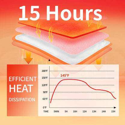 Hand Warmers Disposable - Up to 15 Hours of Heat - 50/100/200 Pack Super Long Lasting Air Activated Warmers, All Natural, Portable for Body, Hands & Toes - Odorless Hot Warmer Heater for Outdoor Sport