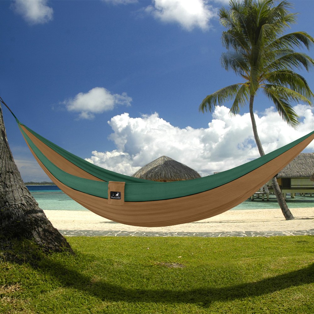 MalloMe Camping Hammock for Adults & Kids - Portable Hammocks for Outside - Hamacas para Adultos Outdoor Single & Double Two 2 Person Hammock - Hamaca/Hamacs/Amacas Heavy Duty Tree Travel Hamock
