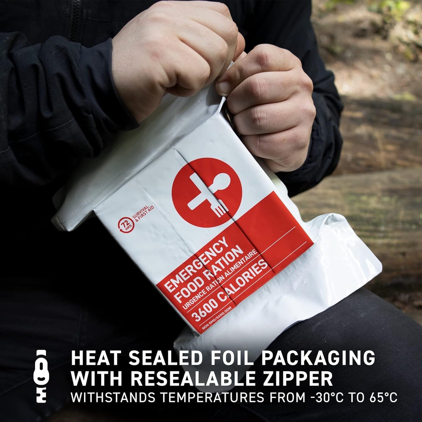 72 HRS Food Rations, Emergency Food Rations, Rations Emergency 3600 Calories for 72 Hours, 5 – Year Shelf Life, Emergency Food