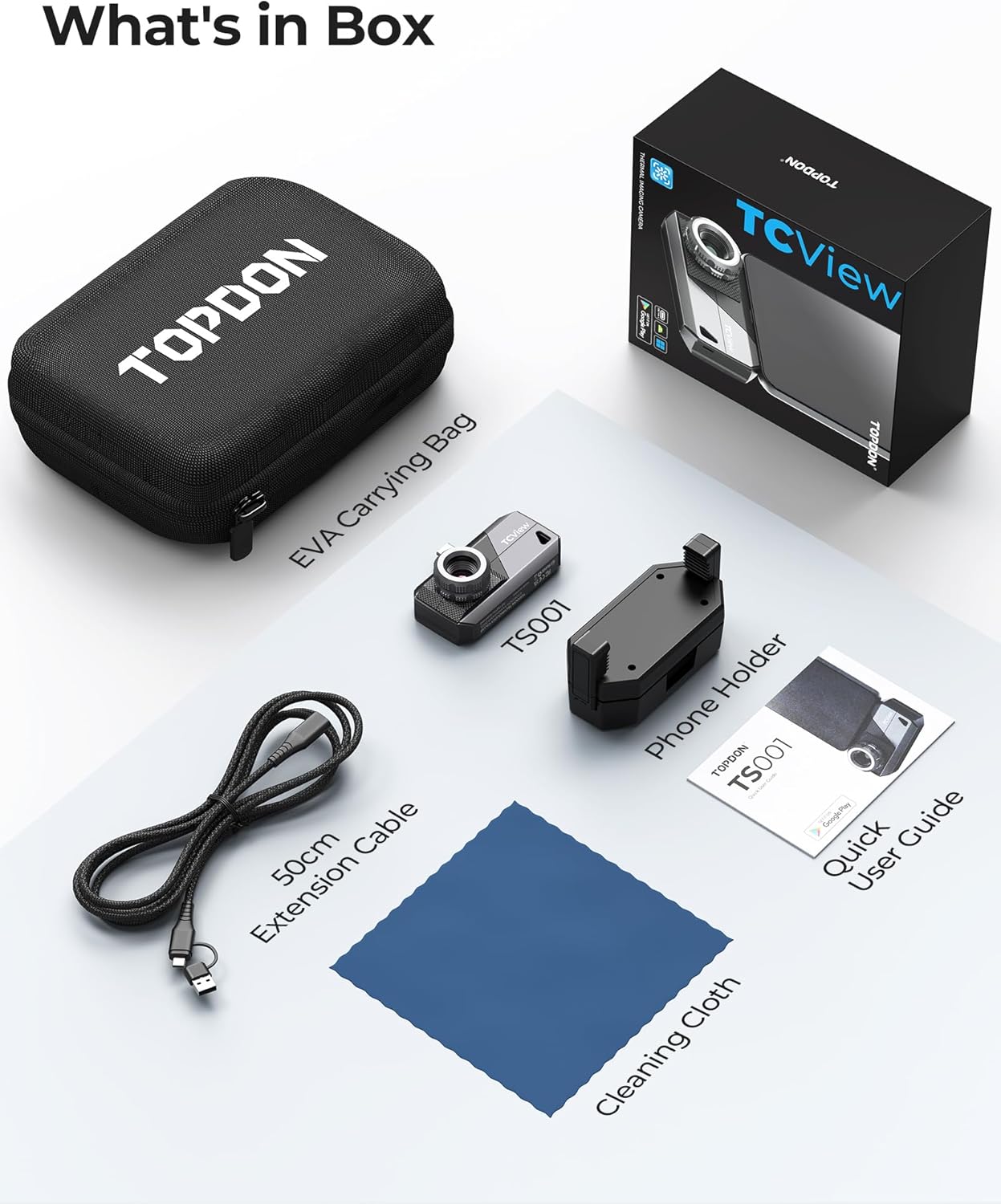 TOPDON TS001 256x192 IR Resolution Thermal Camera for Android, Thermal Night Vision Monocular Thermal Imager with 9mm Adjustable Focus Lens, Infrared Test Report, -4°F~1022°F TEM Range