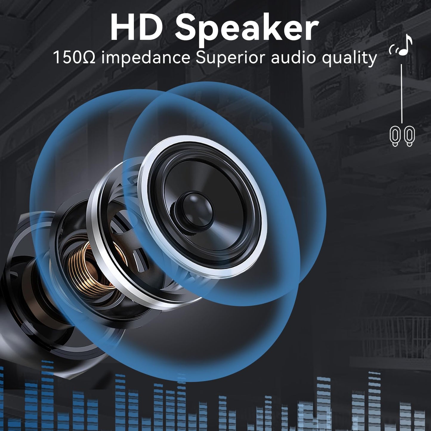 Retevis Walkie Talkie Earpiece with Mic,Volume Adjust,G Shape, for RT22 RT68 RT21 H-777 H-777S RT86,Compatible with Baofeng UV-5R 888S pxton Kenwood Two Way Radios,2 Way Radio Earpiece 2 Pin(10 Pack)