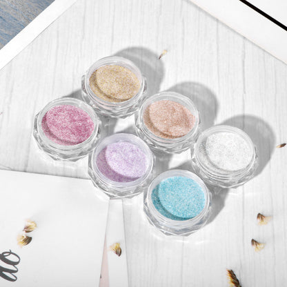 Crystal Powder Carved Pollen Coscelia Crystal Color Powder European And American Crystal Nail Extension Nail