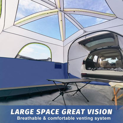 UNP Camping Shower Tent and SUV 6 Person Camping Tent for Outdoor Pricacy Shelter Hiking Fishing