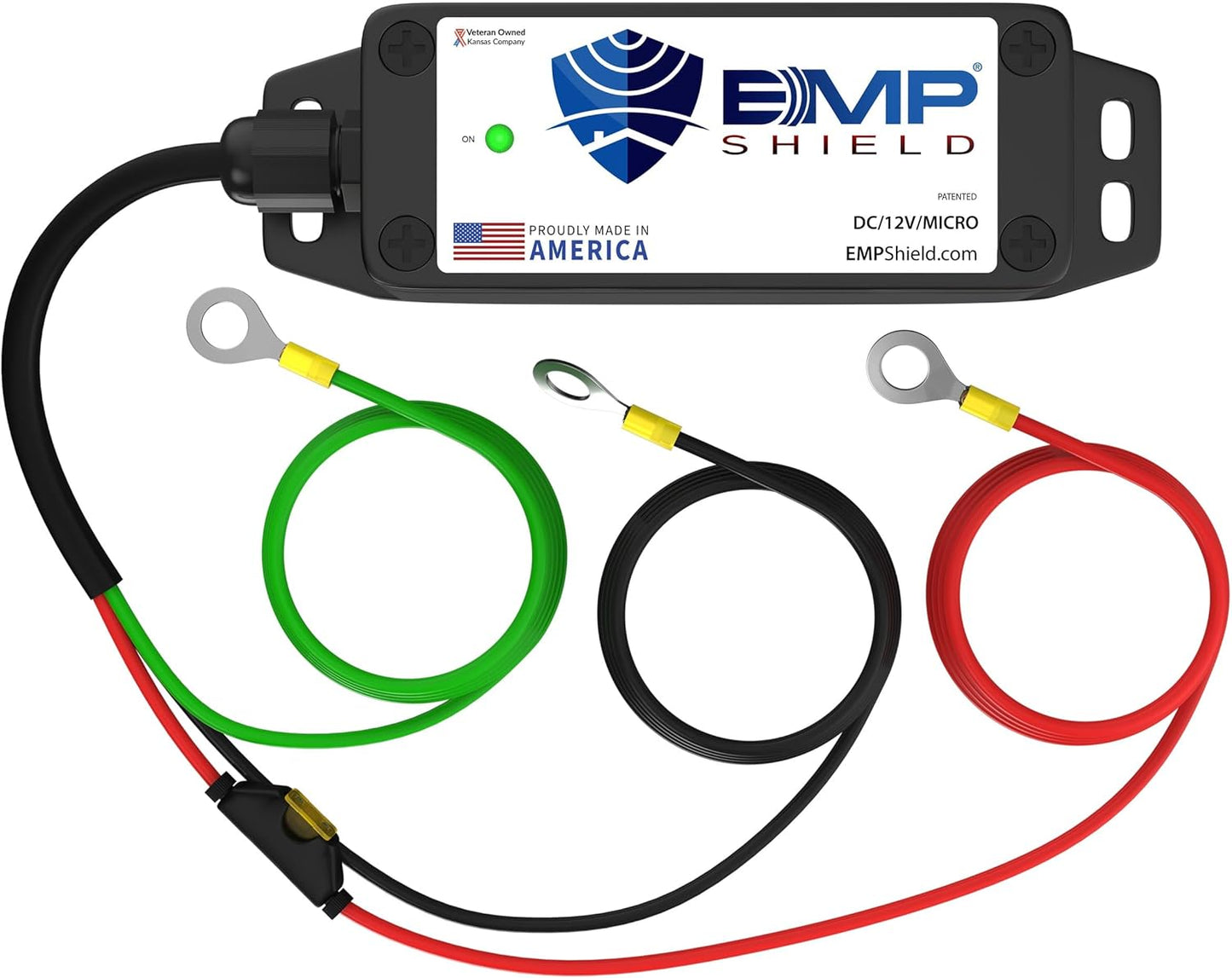 EMP Shield Micro - Vehicle EMP Protection 12 Volt DC for Car, Truck, and Motorcycle (DC-12V-Micro) Lightning, Solar Flare, CME (coronal mass ejection) and Lightining Surge Protection
