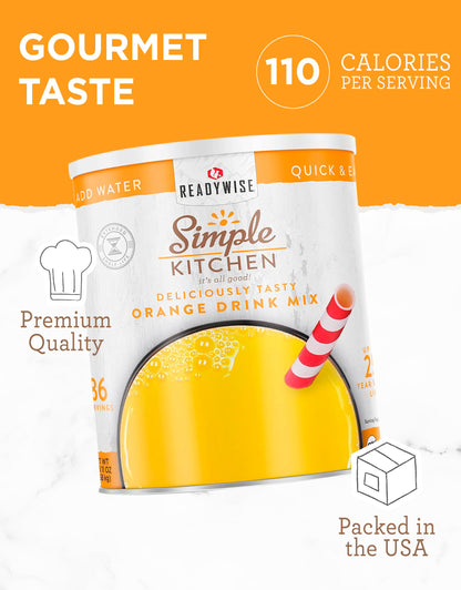 Simple Kitchen #10 Can, Powdered Milk Bulk, for Daily Use & Emergency Food Long Term Storage, up to 25 Year Shelf Stable Life