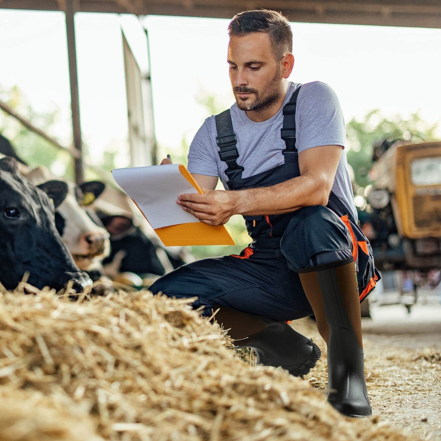 TIDEWE Rubber Boots for Men Multi-Season, Waterproof Rain Boots with Steel Shank, 6mm Neoprene Sturdy Rubber Outdoor Hunting Boots (Black, Brown, Next Camo G2)